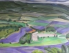 aix10-Sault 1, Provence, acrylique sur toile, 100x100cm,